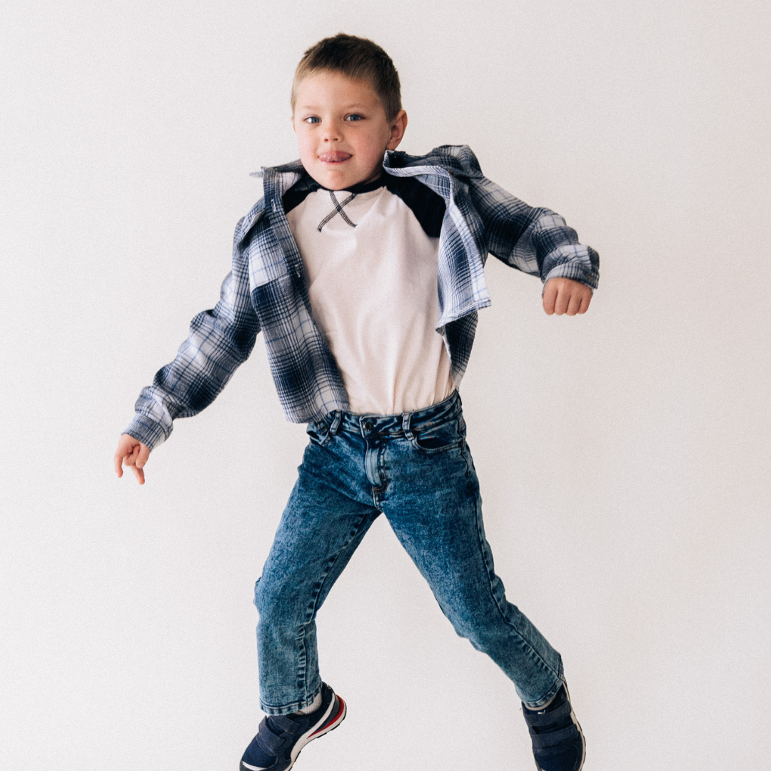 Boy's Lightweight Navy Flannel