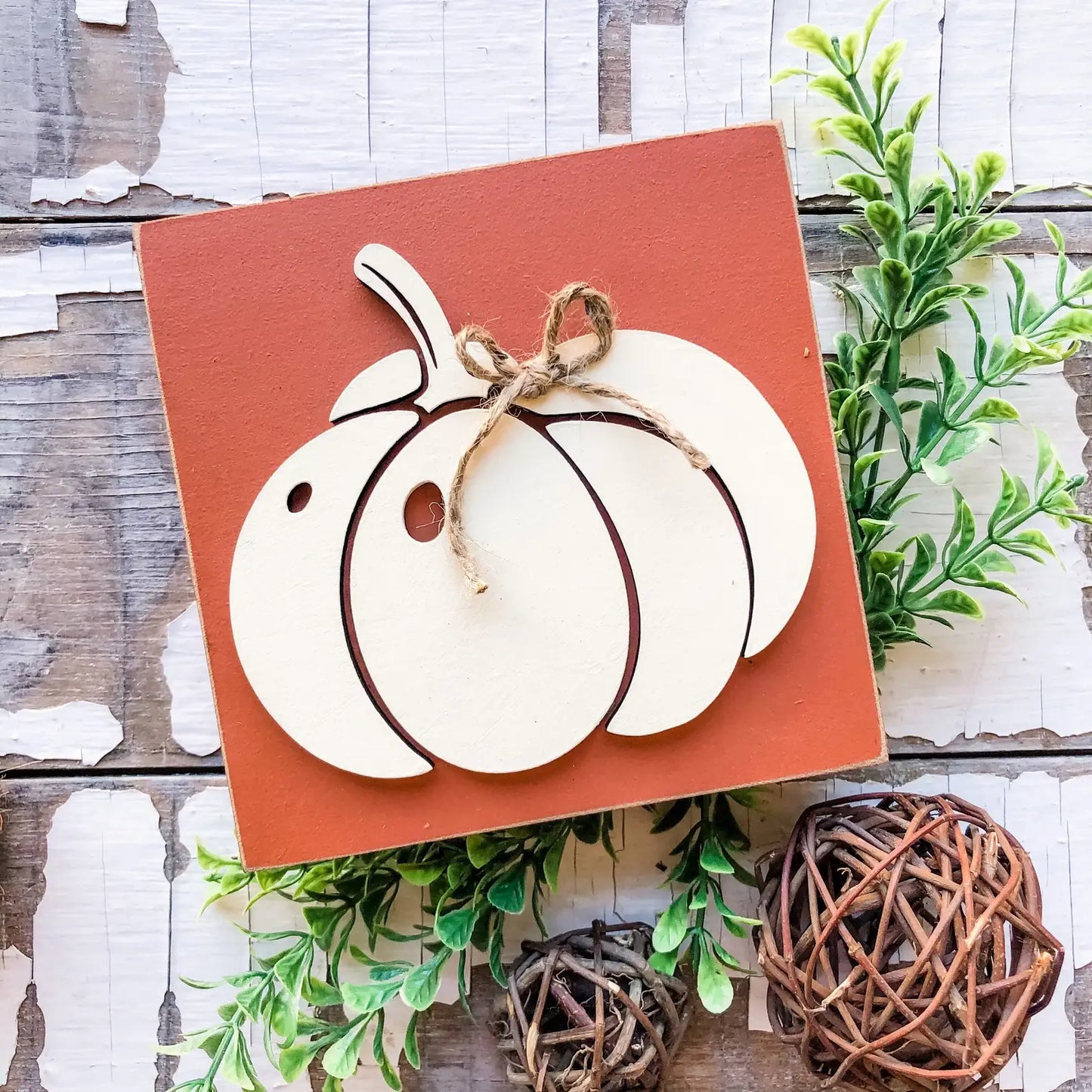 Fall Mini Block Tiered Tray Signs