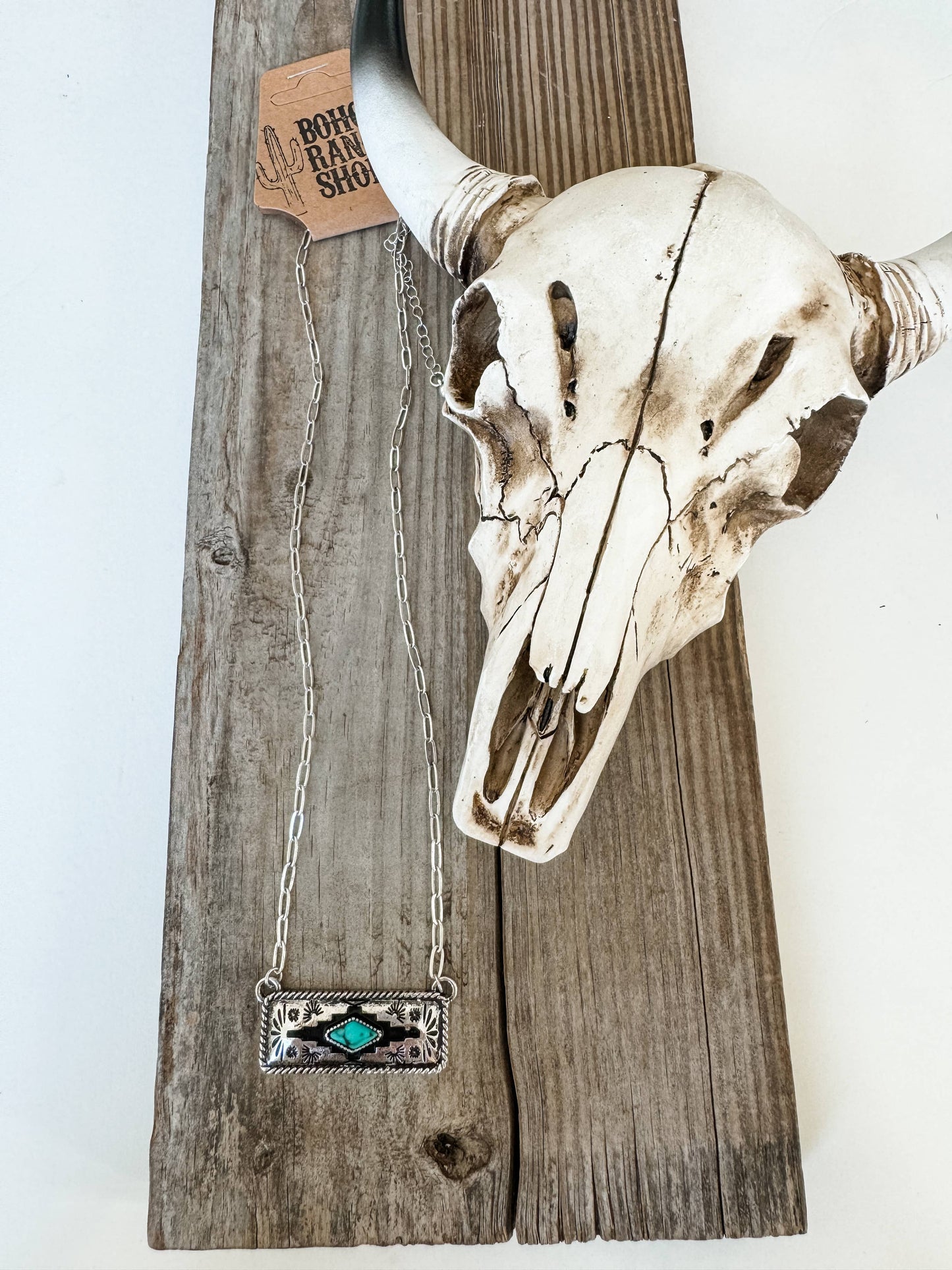 Western Aztec Pendant Necklace