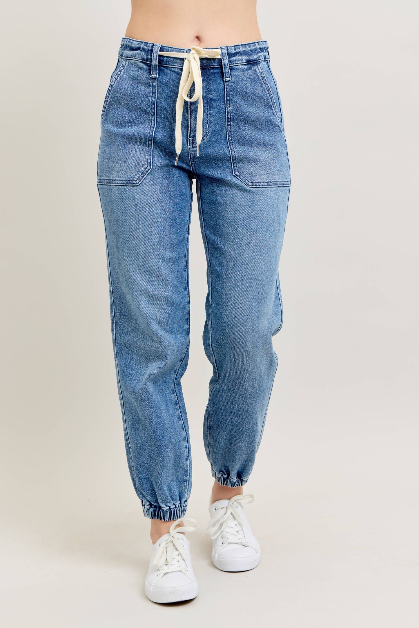 Judy Blue Medium Wash Denim Jogger