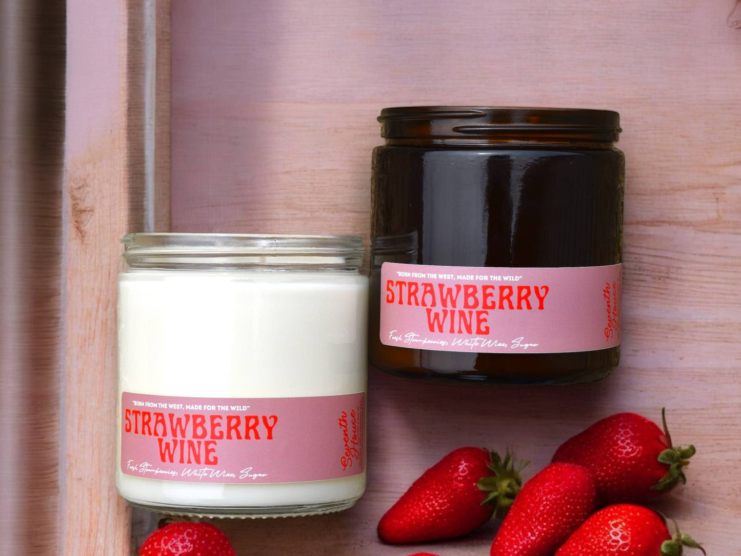 STRAWBERRY WINE - Strawberries & White Wine Candle