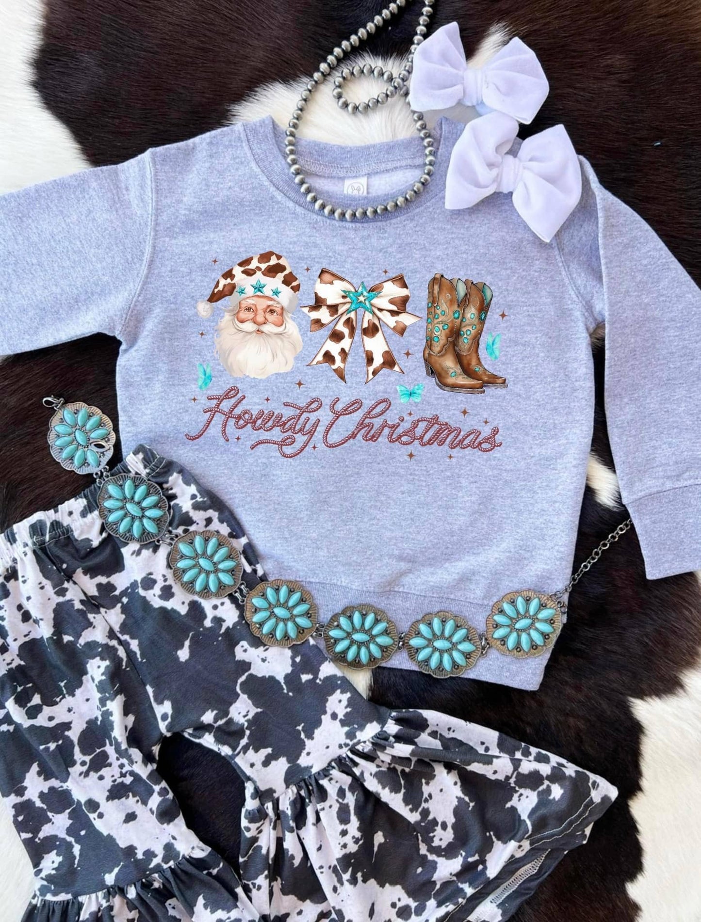 Merry Xmas Santa,bow,boots