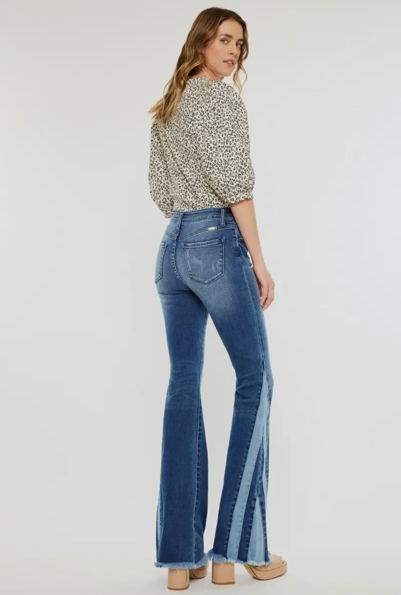 Kancan “layla” High Rise Flare Jeans
