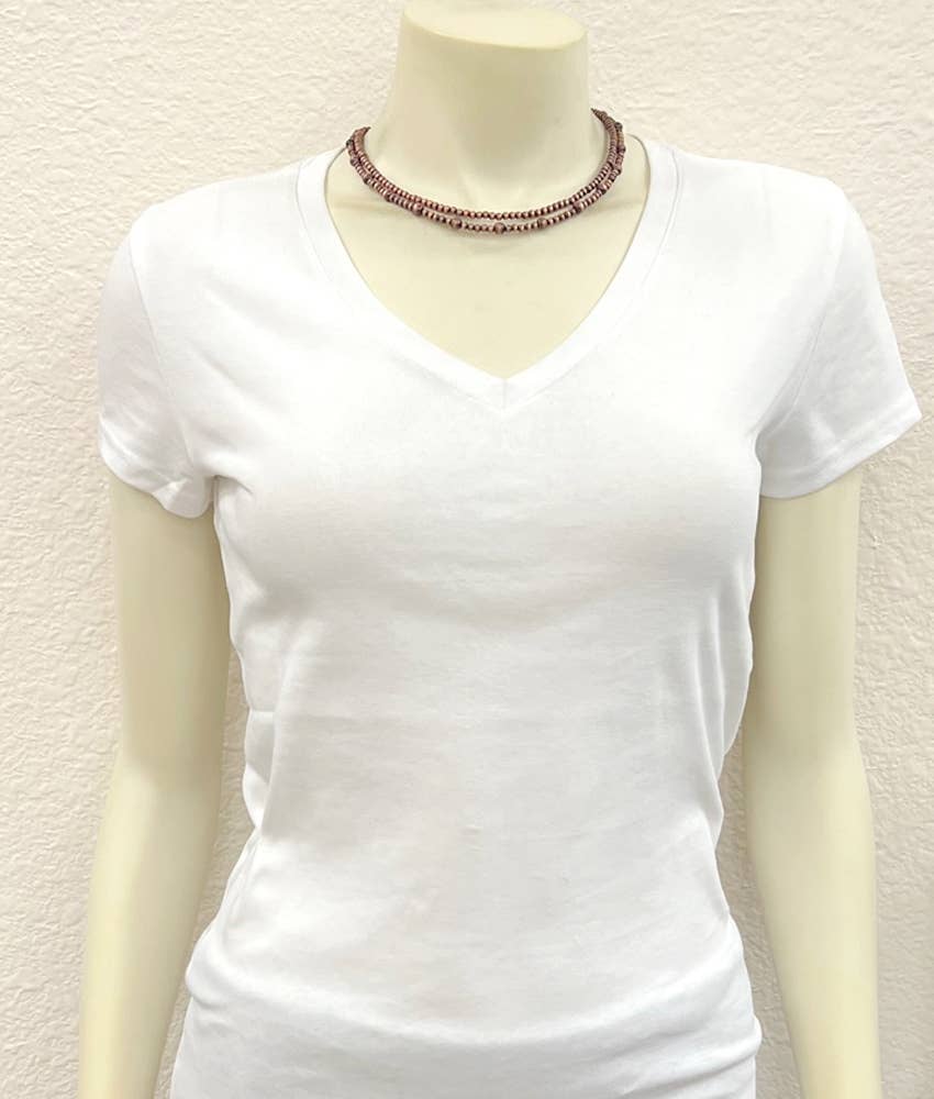 Handmade 16" Copper Navajo Bead Necklace