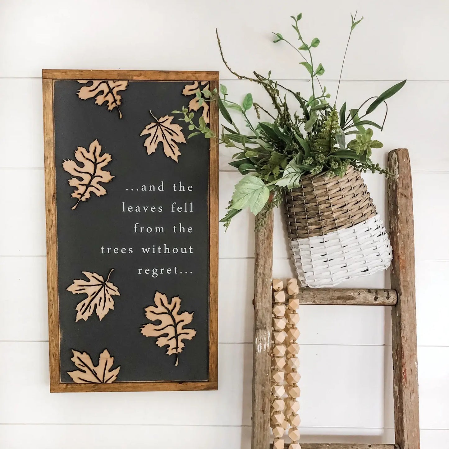 Leaves Fell From Trees Fall Sign