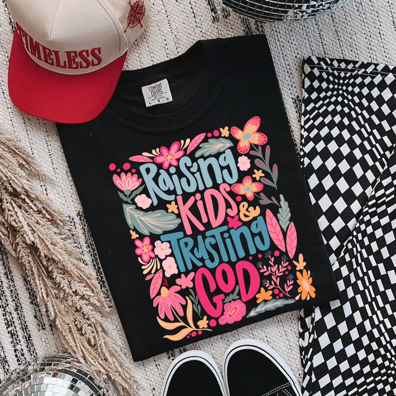 Raising Kids & Trusting God Graphic T-Shirt