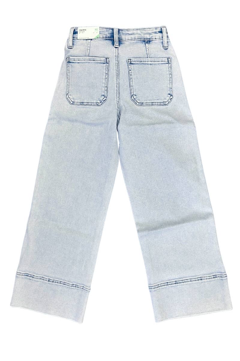 YOUTH Kancan HIGH RISE CROP WIDE-