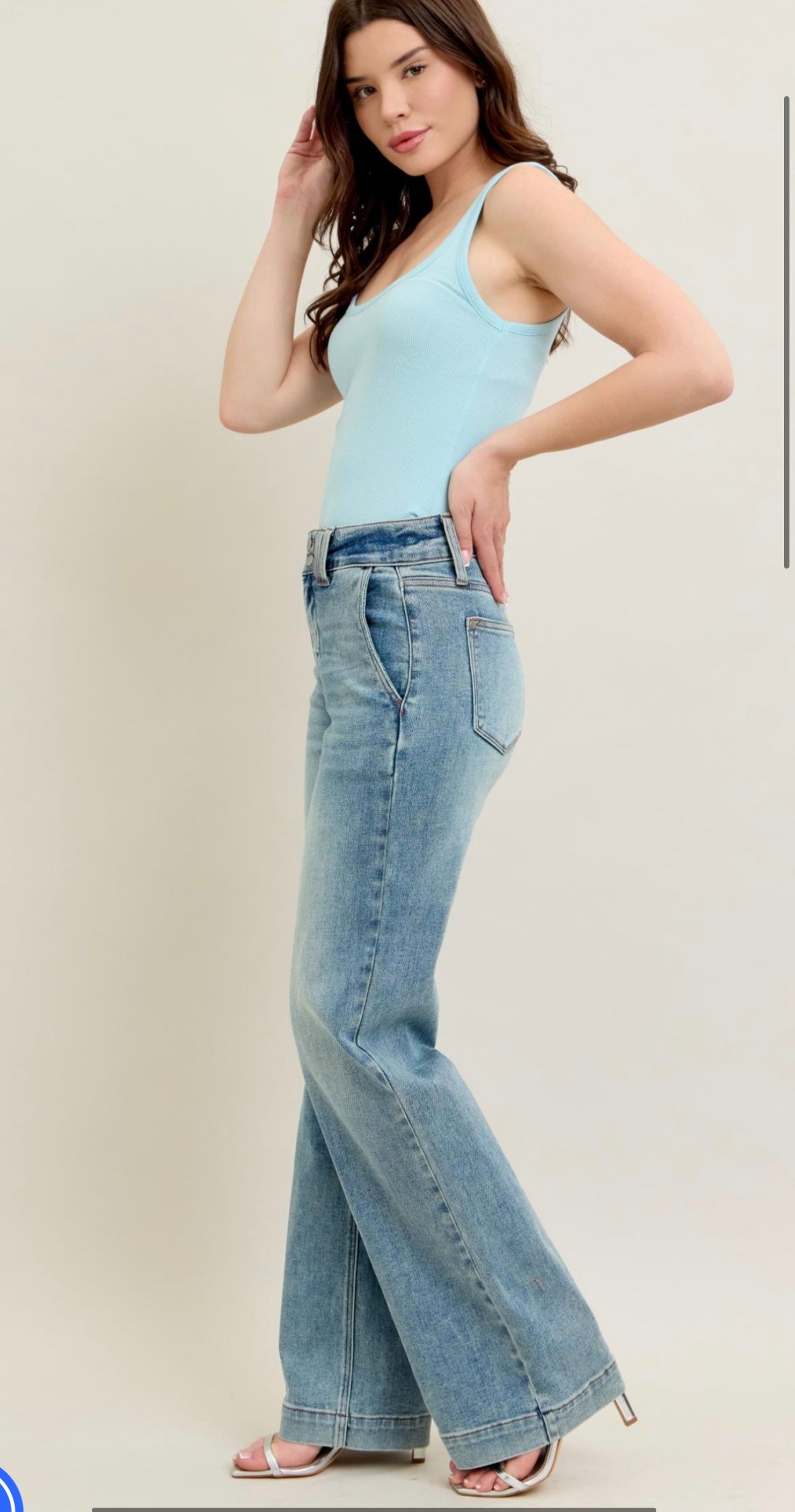 Judy Blue Wide Leg Jean