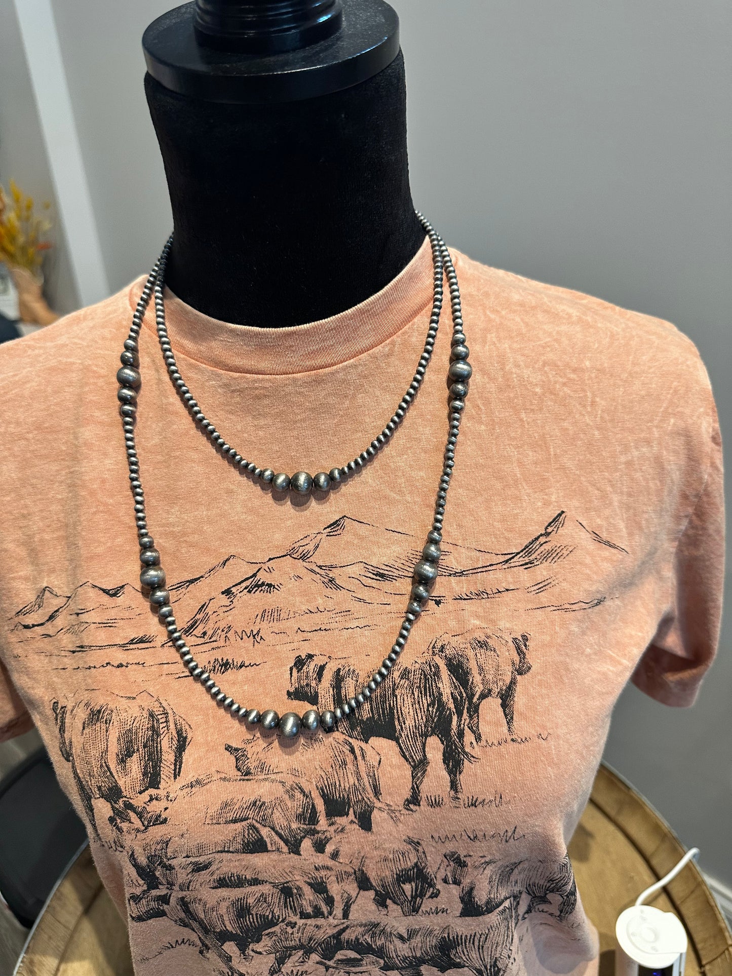 Navajo double layer necklace