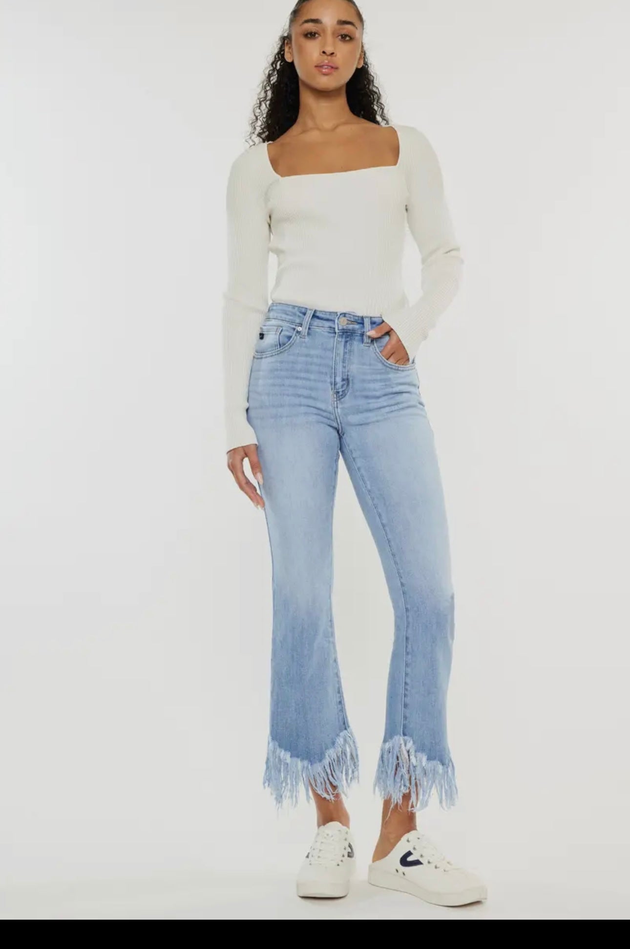 HIGH RISE CROP BOOTCUT