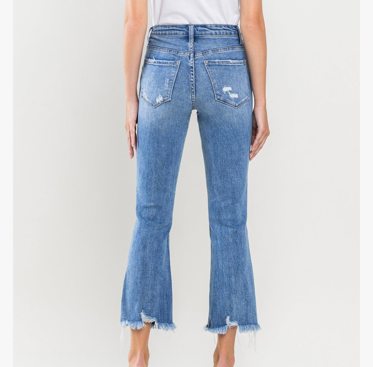 Vervet/Bella High Rise Crop Flare