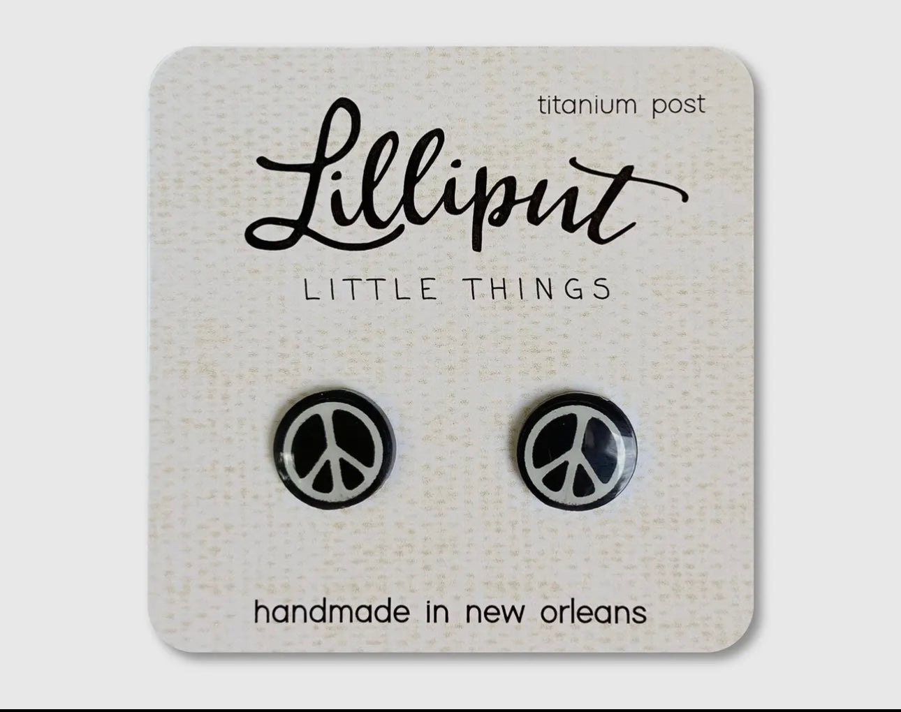 Kids Peace Sign Earrings