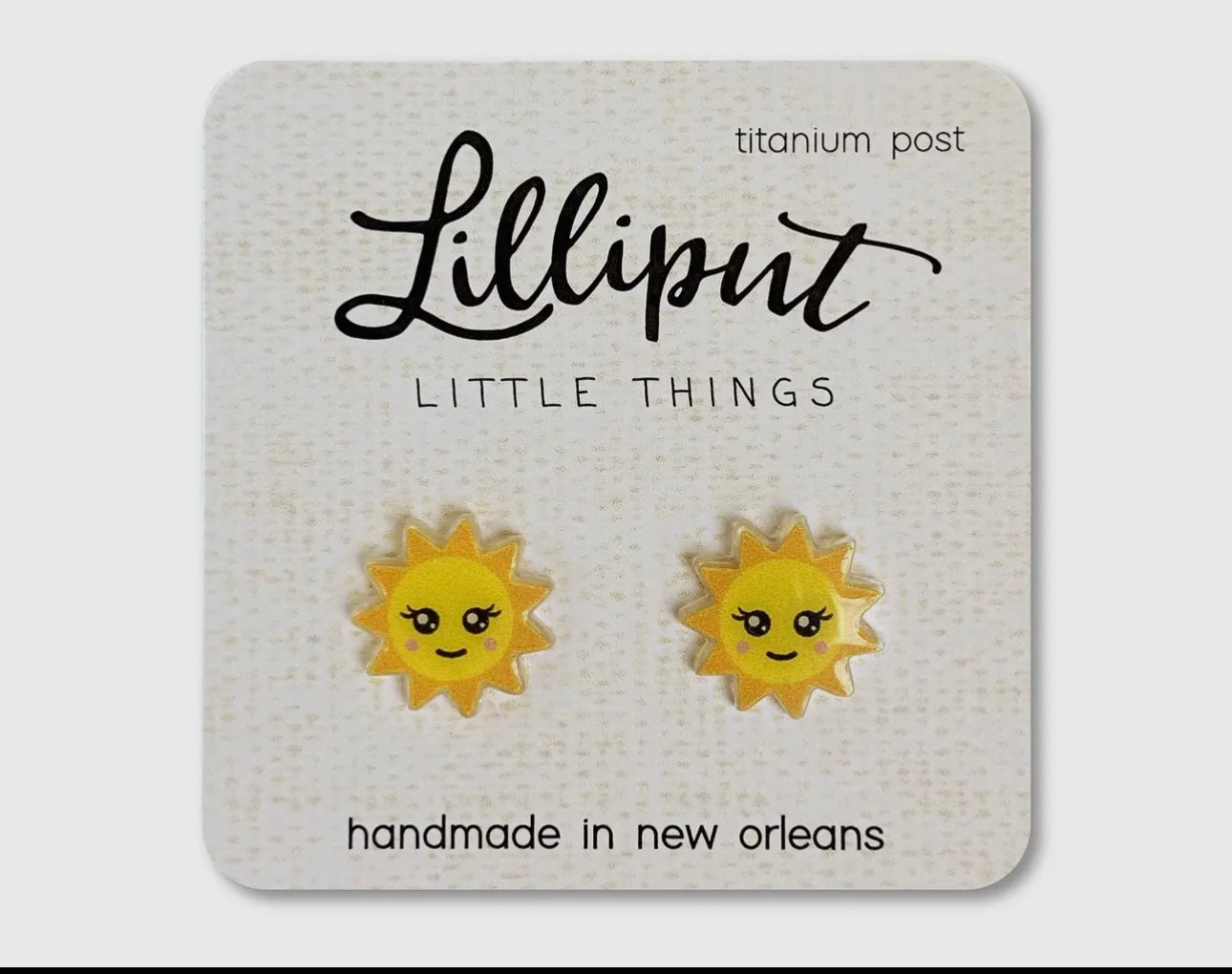 Kids Happy Sunshine Earrings