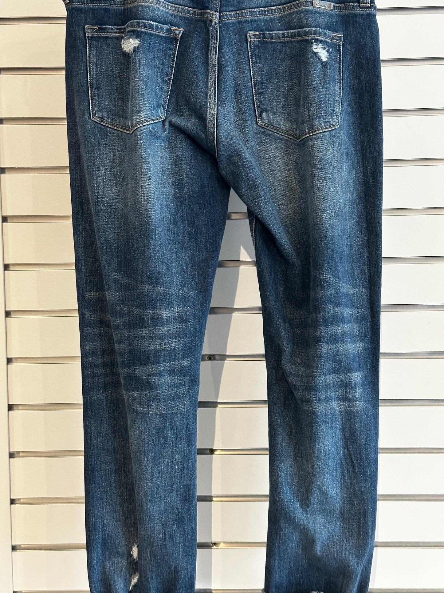 Kancan "Lucy" Dark Wash Mid-Rise Boyfriend Jean