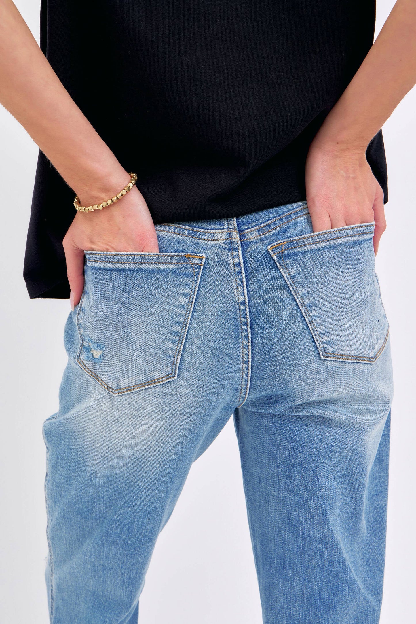 Judy Blue PLUS Patch Pocket & Destroy BF