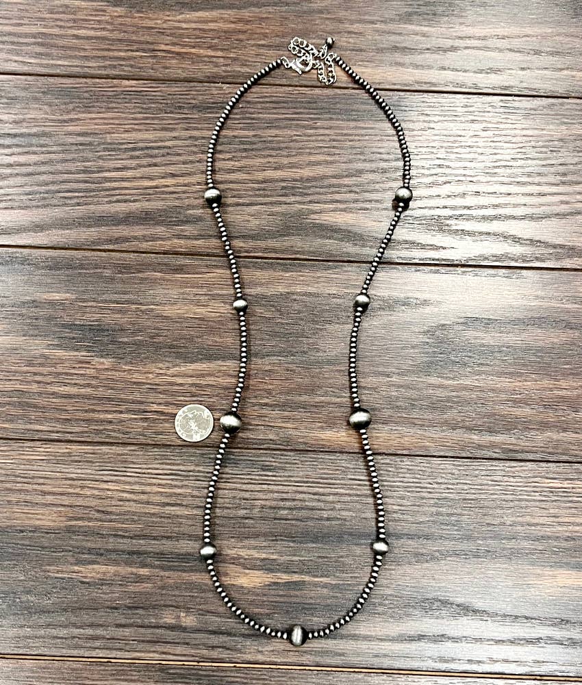 738910, 34" Navajo Bead Necklace