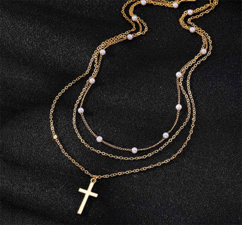 Gold Cross Necklace