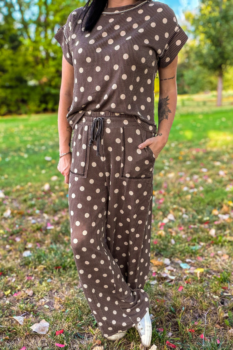 Mocha Dot Top