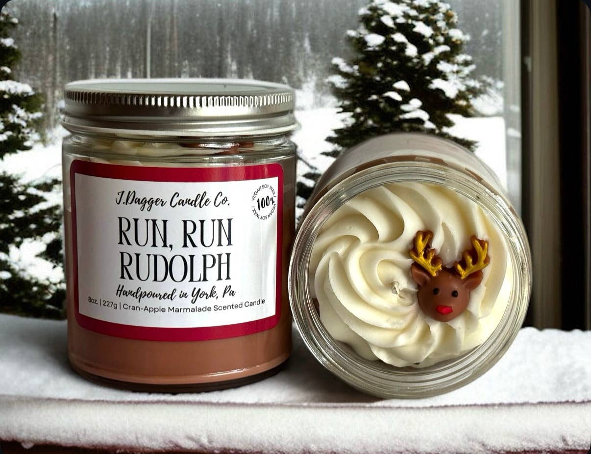 Run Run Rudolph Candle