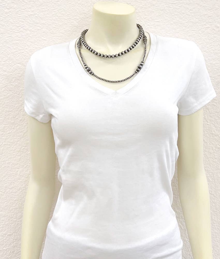 22" 2-strand Navajo Bead Necklace