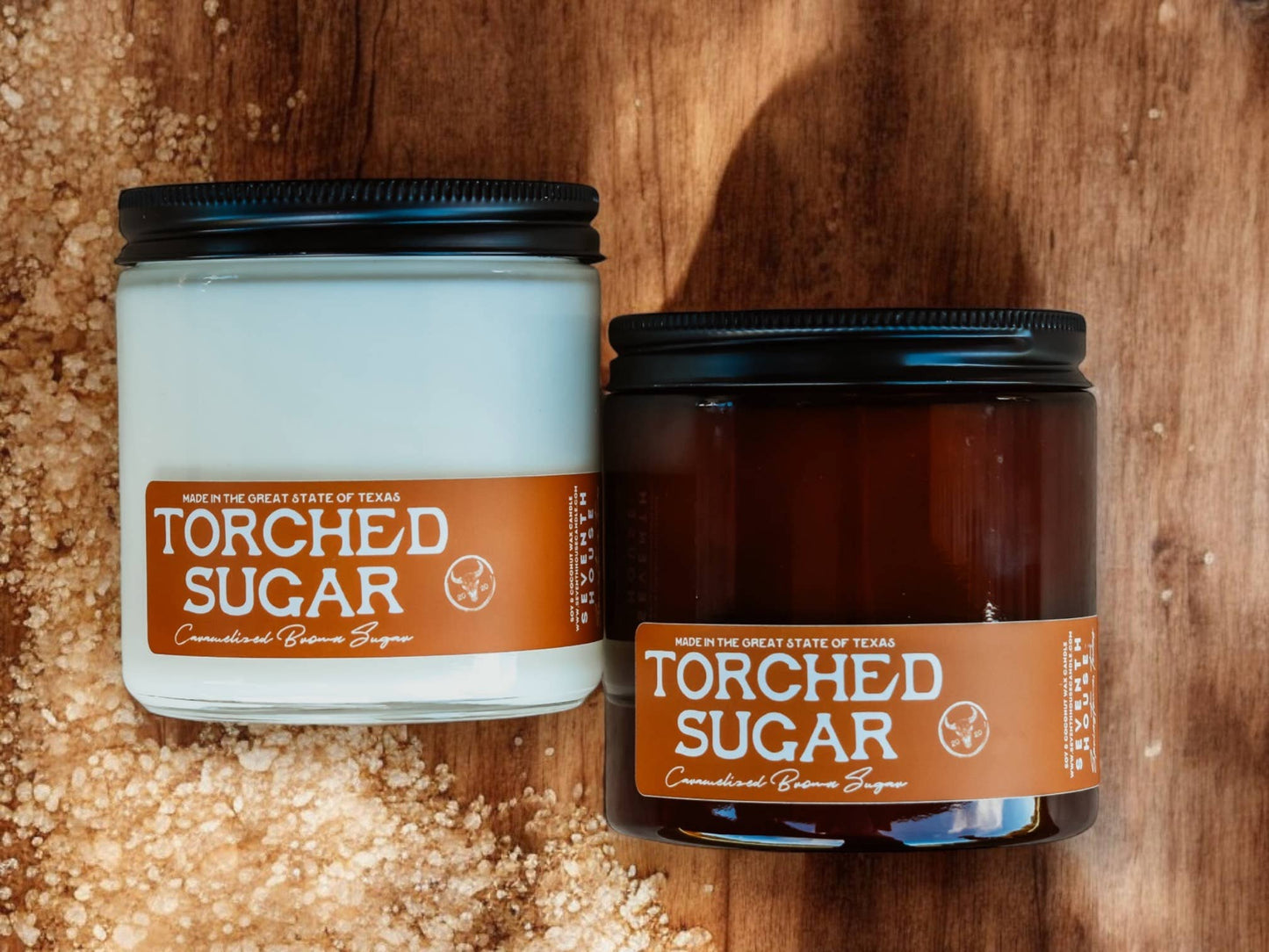 TORCHED SUGAR - Brown Sugar & Rum Candle