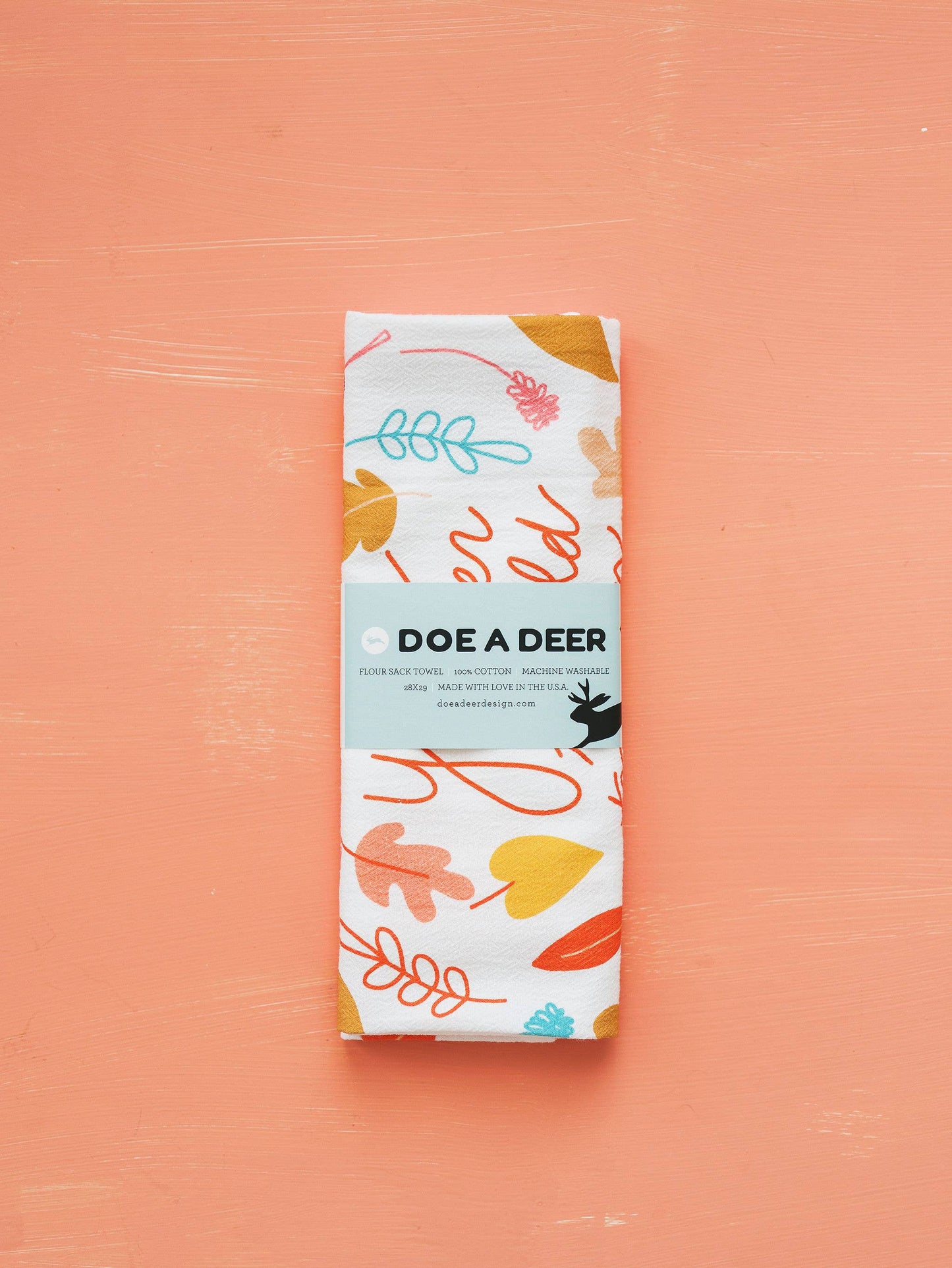 Jump In The Leaves - Flour Sack Towel