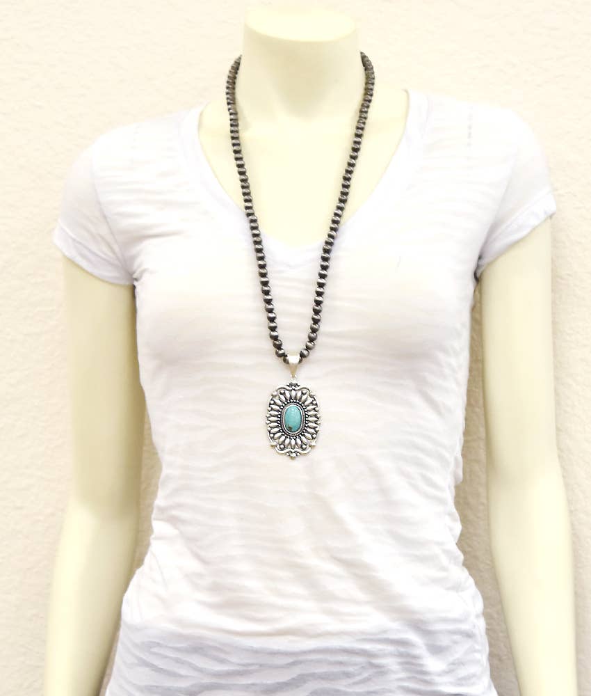 Navajo Concho Necklace