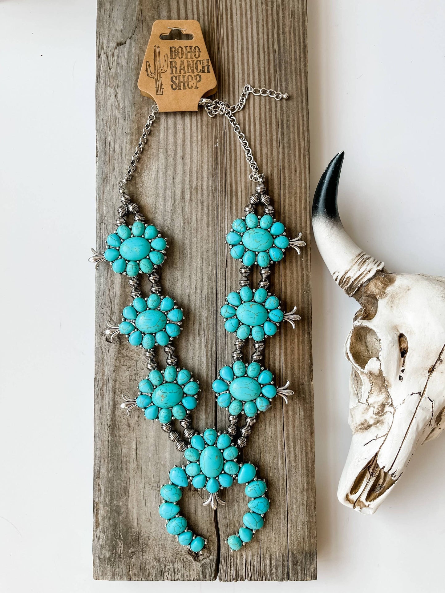 Squash Blossom Necklace Western Pendant Necklace
