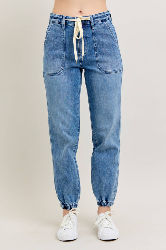 Judy Blue Medium Wash Denim Jogger