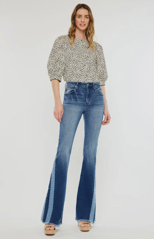 Kancan “layla” High Rise Flare Jeans