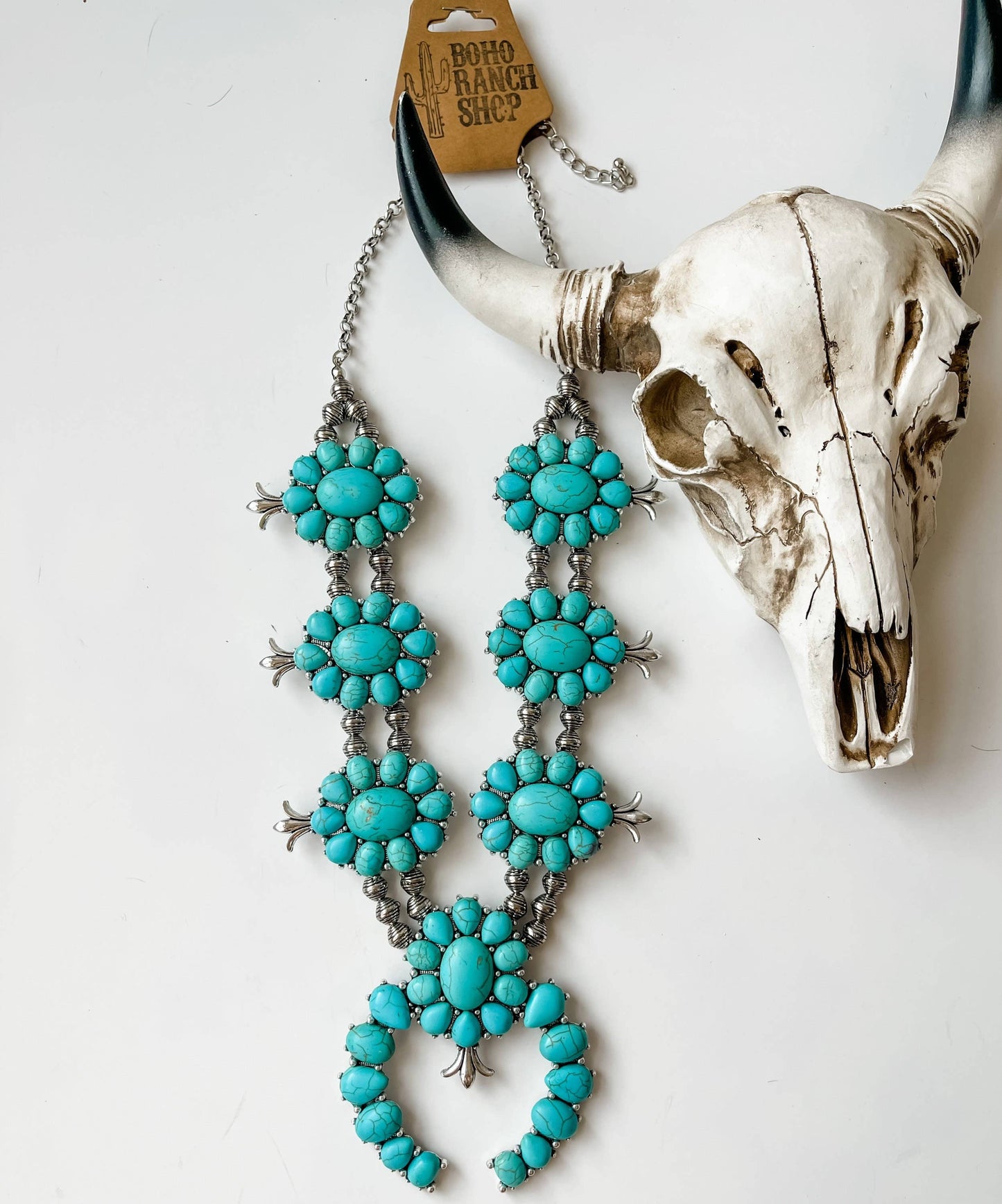 Squash Blossom Necklace Western Pendant Necklace