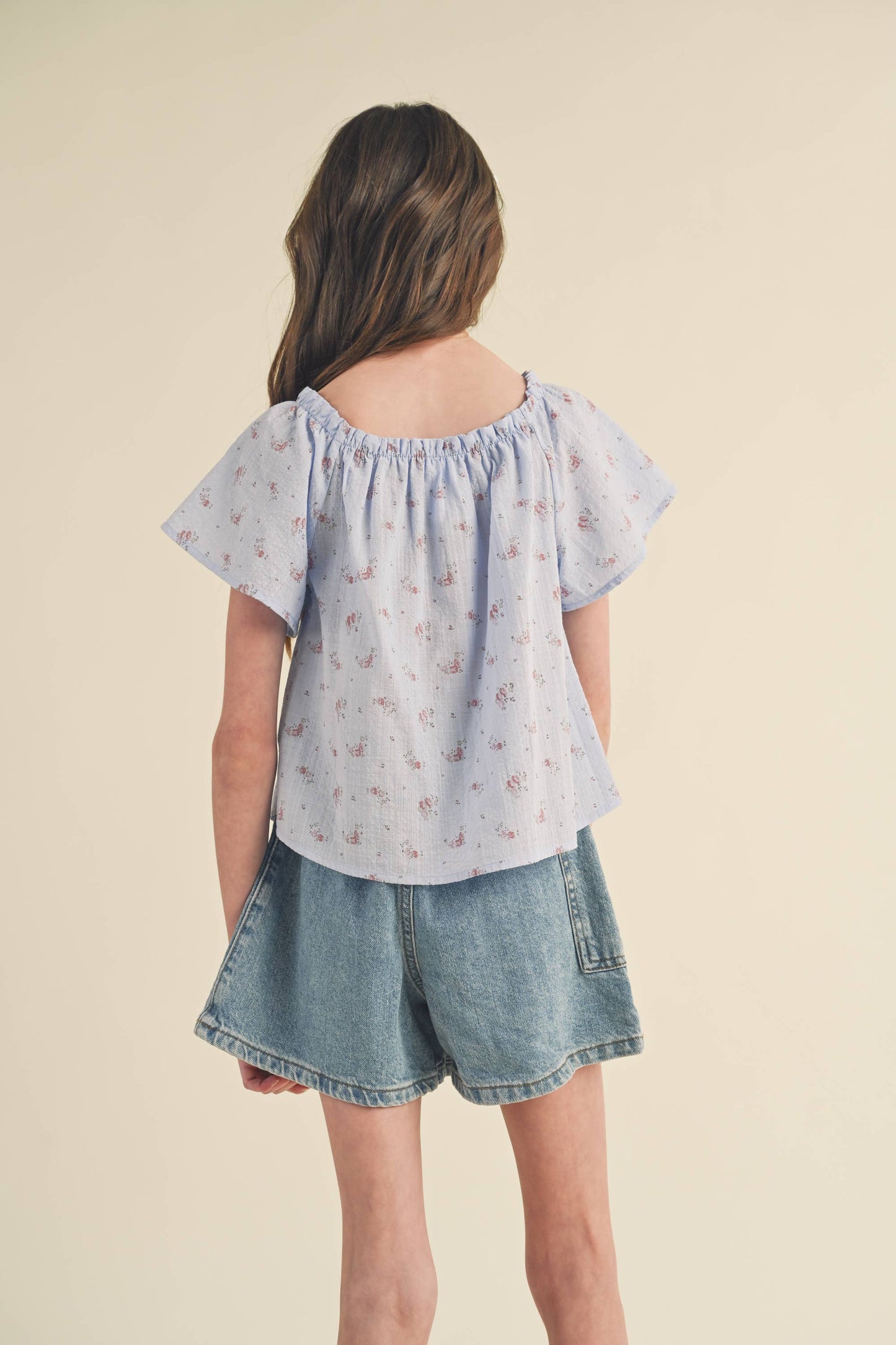 Tween Girl's Floral Top