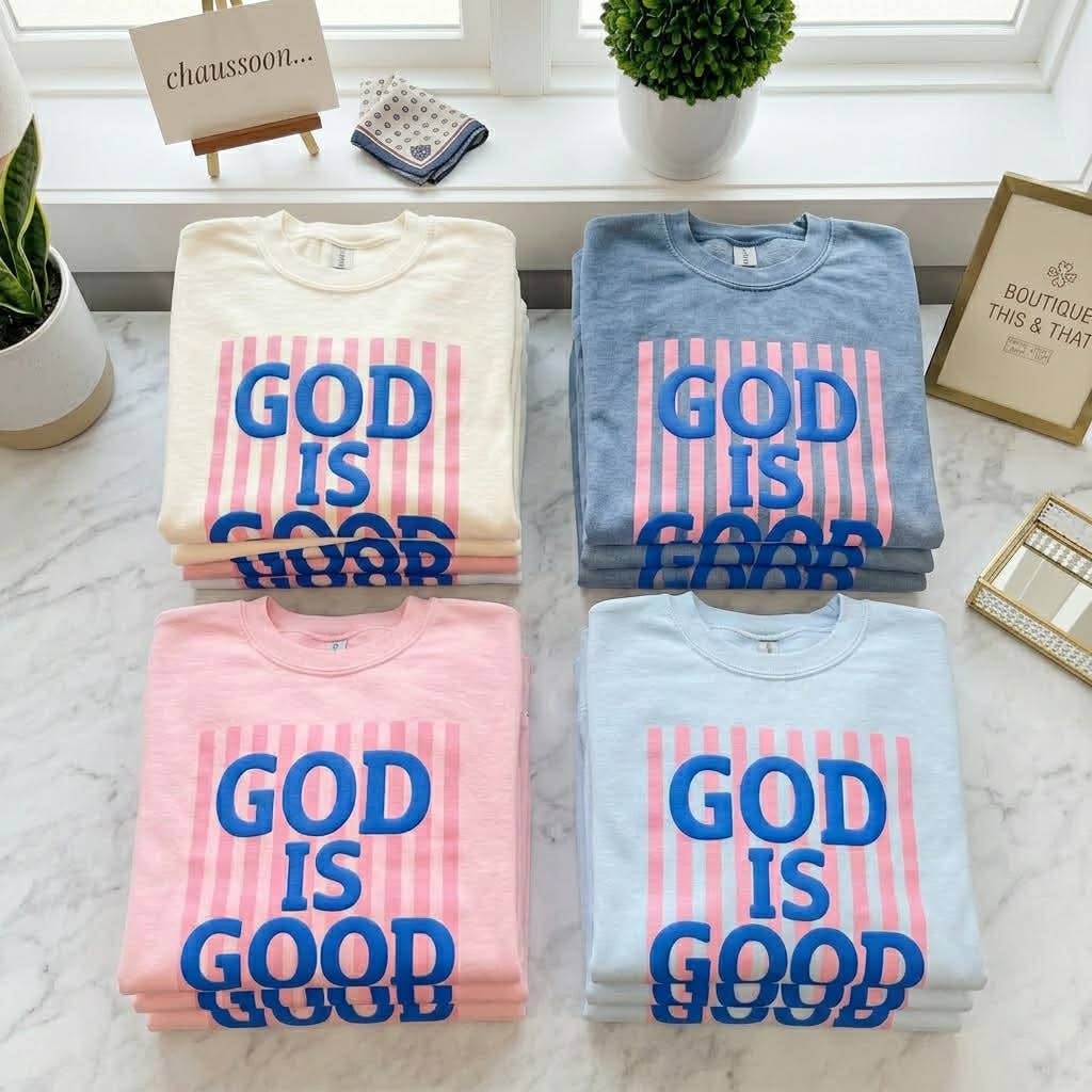 God Is Good Puff Graphic