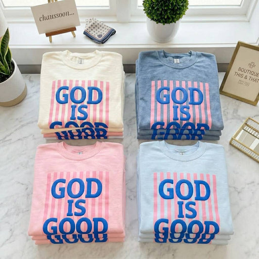 God Is Good Puff Graphic