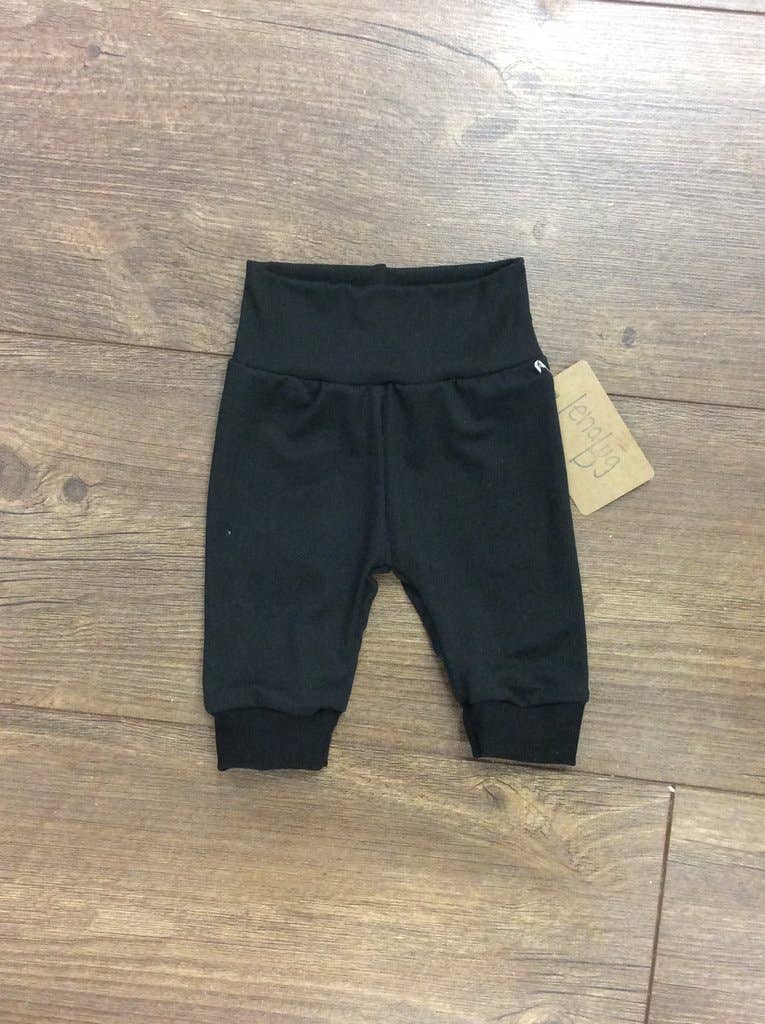 Basic Black Baby+Toddler Joggers
