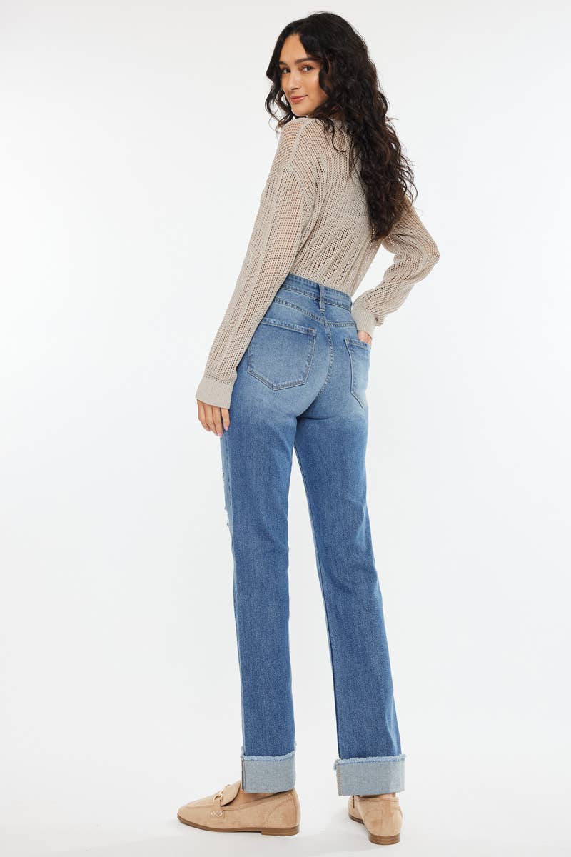 Kancan"Shy" HIGH RISE STRAIGHT JEANS