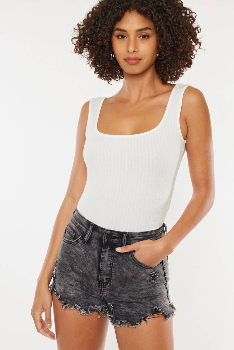 Kancan High Rise Black Shorts