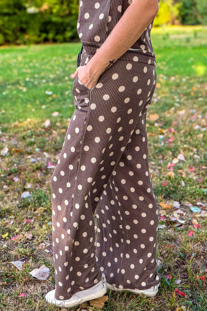 Mocha Dot Pants