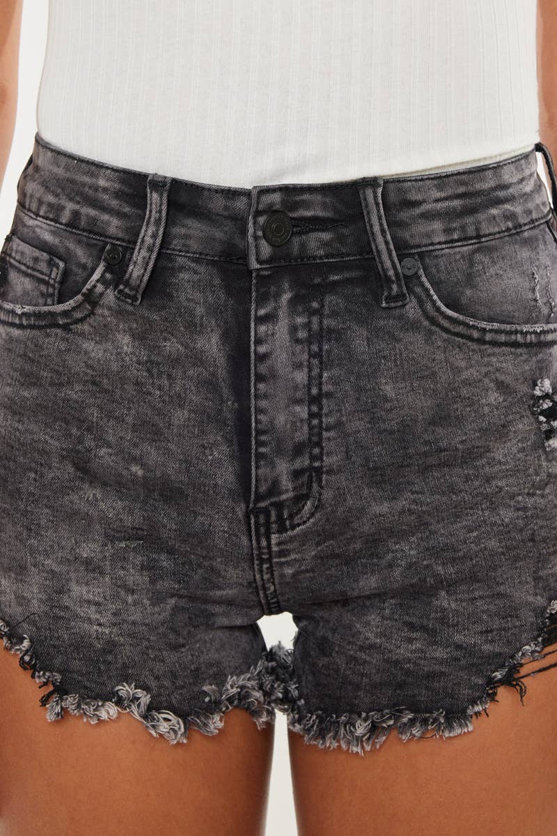 Kancan High Rise Black Shorts