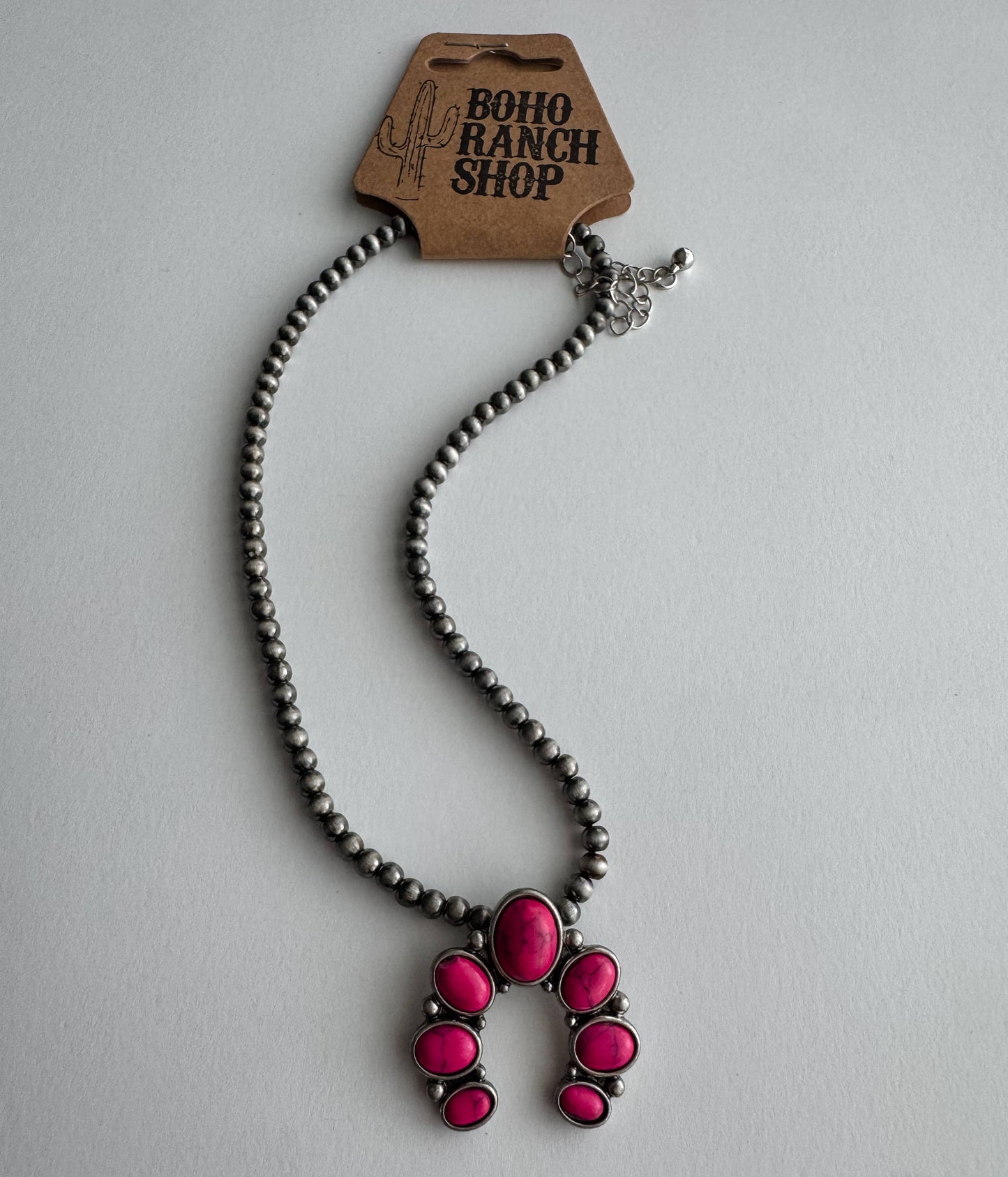 Squash Blossom Choker Western Pendant Necklace