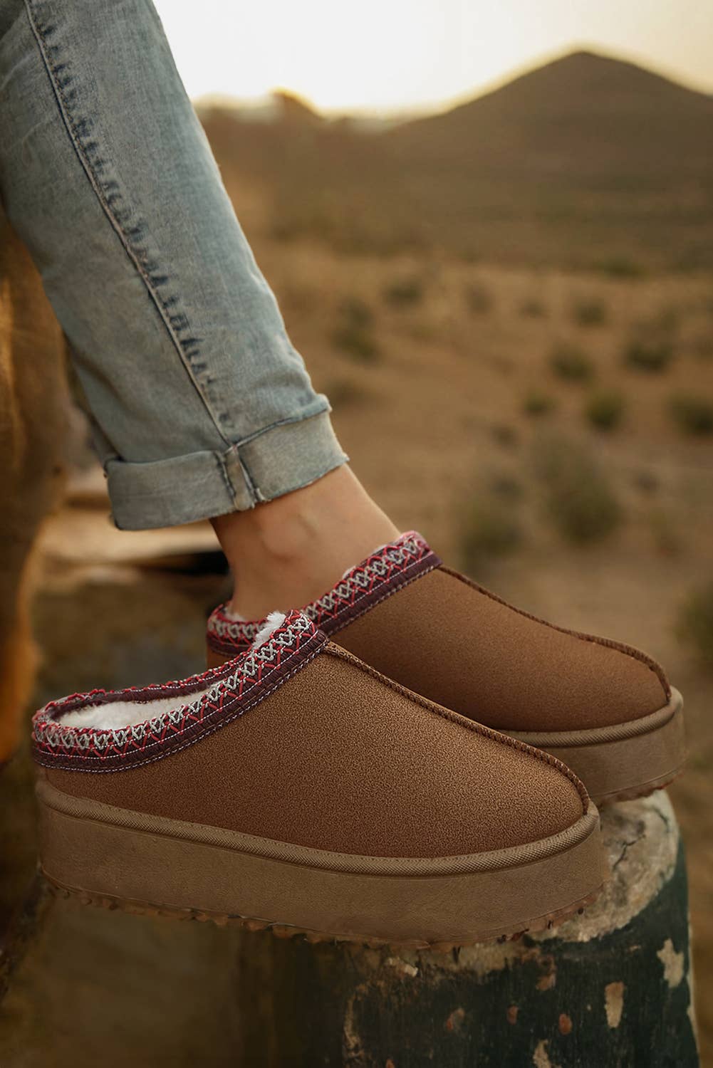 Suede Slip On Shoe