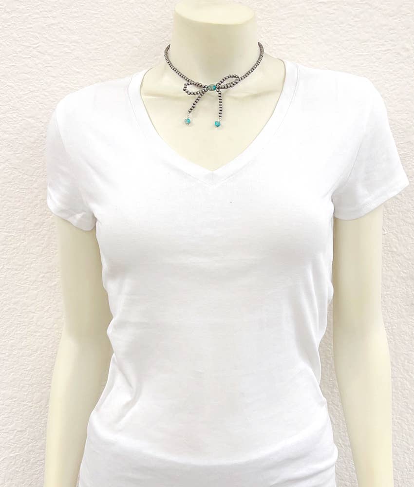Handmade 15" Navajo Bow Necklace