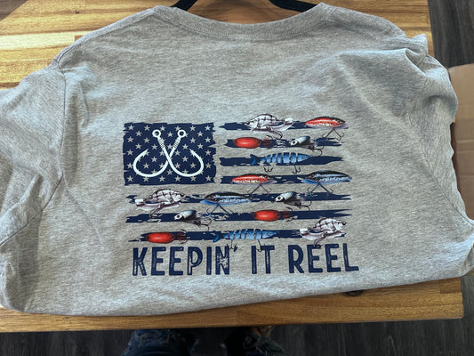 Mens Keepin' It Reel Graphic Tee