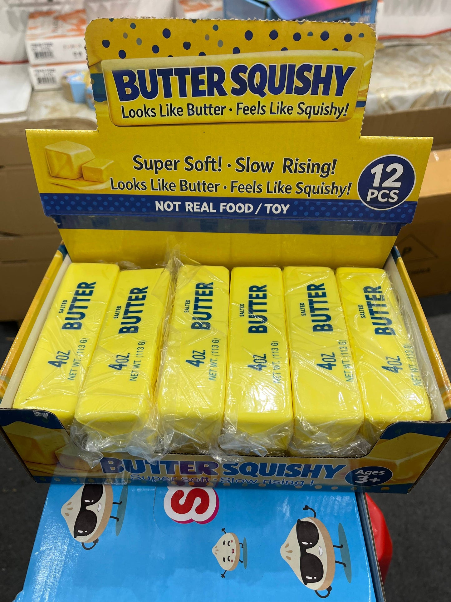 4oz Squishy Yellow & RAINBOW Butter