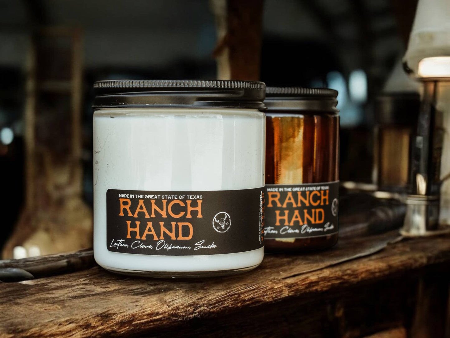 RANCH HAND - Clove & Leather Candle