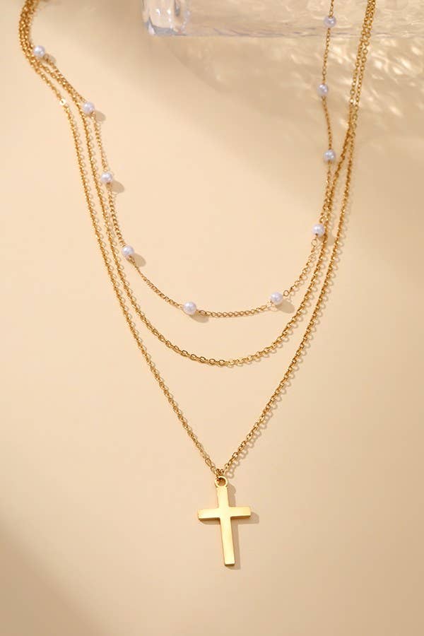 Gold Cross Necklace
