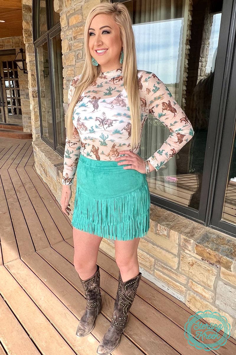 Chisholm Trail Mesh Top