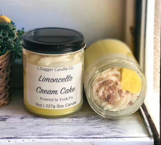 8oz. Limoncello Soy Dessert Candle 
