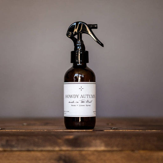 Howdy Autumn Room + Linen Spray 4 oz.
