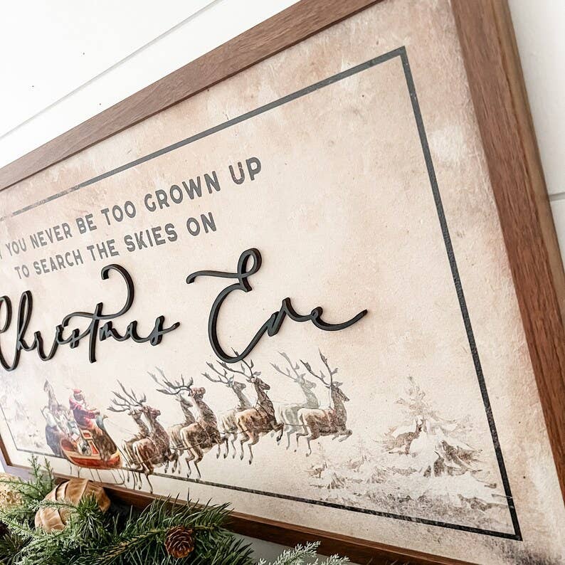 Search Skies Christmas Eve - Rectangle Style